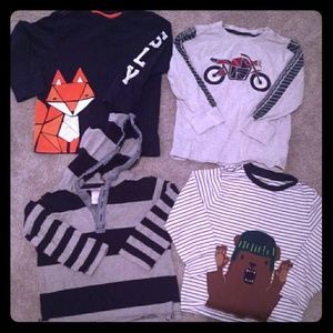 2T boy Gymboree long sleeve shirts EUC